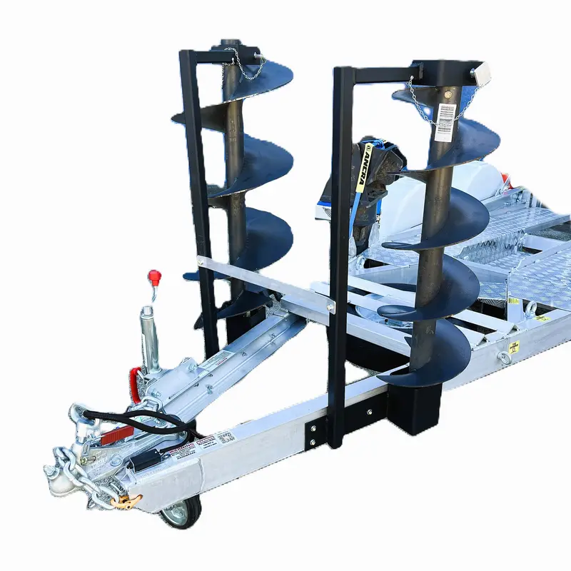 Auger Rack And Well Mount Kit For 2.9-Tonne Excavator Trailers 1