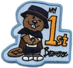 Beaver Scout Crest: ‘My First Beaveree’ Milestone Pin 1
