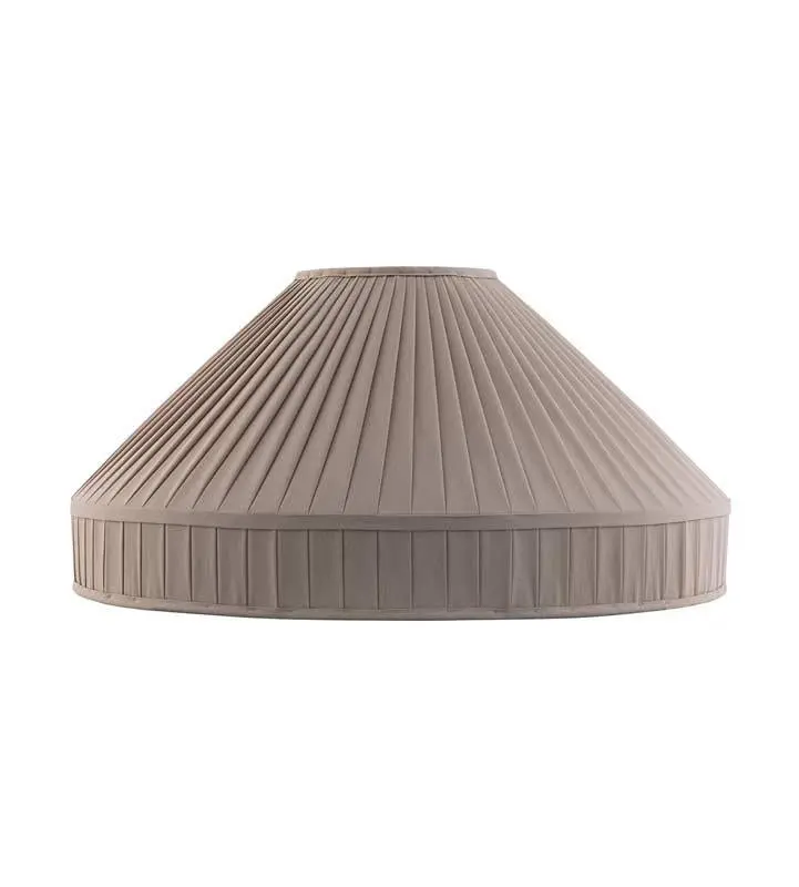 Beige Fabric Lamp Shade – 50 Cm Diameter, Ring Fitting 1