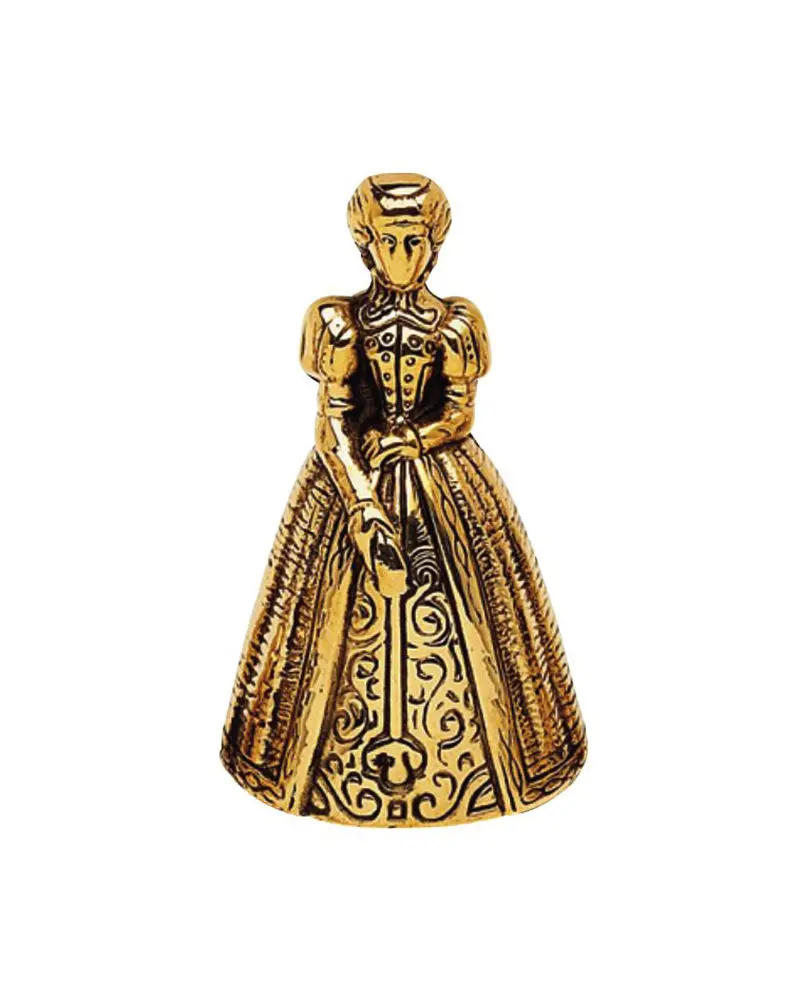 Bell Lady Decorative Brass Bell – 10 Cm 1