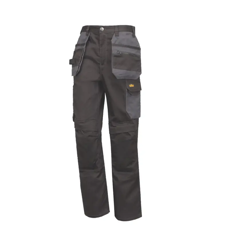 Black-And-Grey Site Coppell Holster Trousers – Size 40, 81 Cm Inseam 1