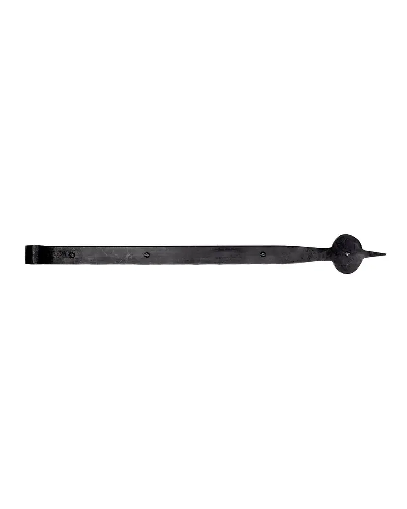 Black Forged Iron Hook Hinge 1