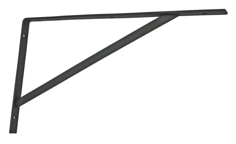 Black Heavy-Duty Support Brackets – 500Mm × 300Mm, 2-Pack 1