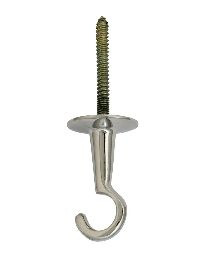 Bloomsbury Ceiling Hook – Satin Nickel Finish 1