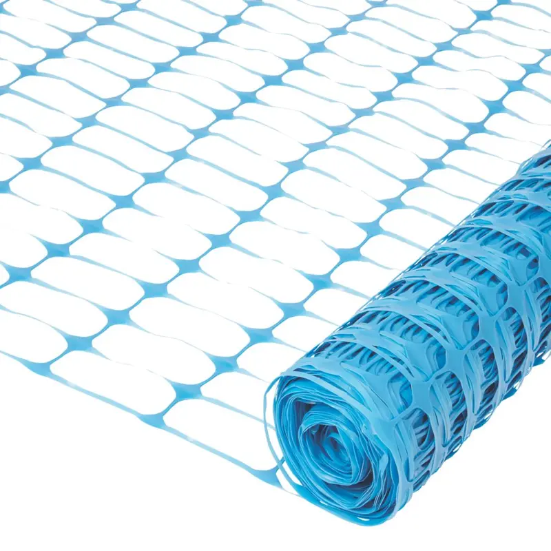 Blue Barrier Fencing – Durable Polyethylene, 50M Roll 1