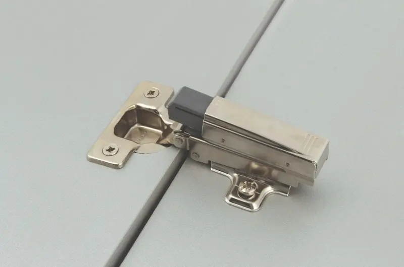 Blum 80Mm Soft-Closing Lipstick Hinge – Satin Nickel (2-Pack) 1