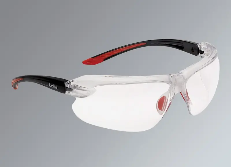 Bolle Iri-S Clear Lens Safety Glasses With +2.5 Magnification 1