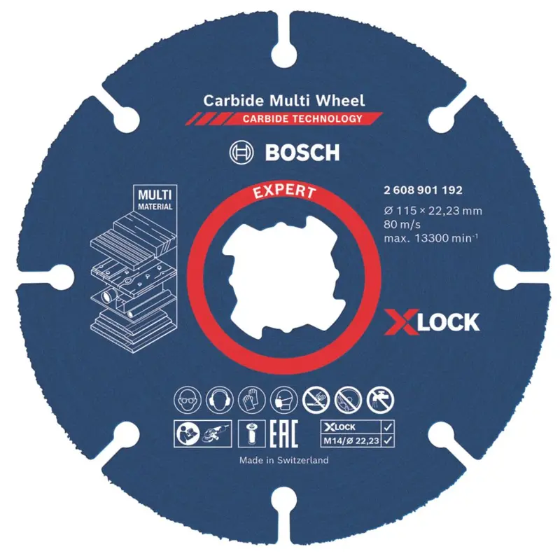 Bosch Expert 115Mm Multi-Material Cutting Wheel For Wood, Metal & Plastic 1