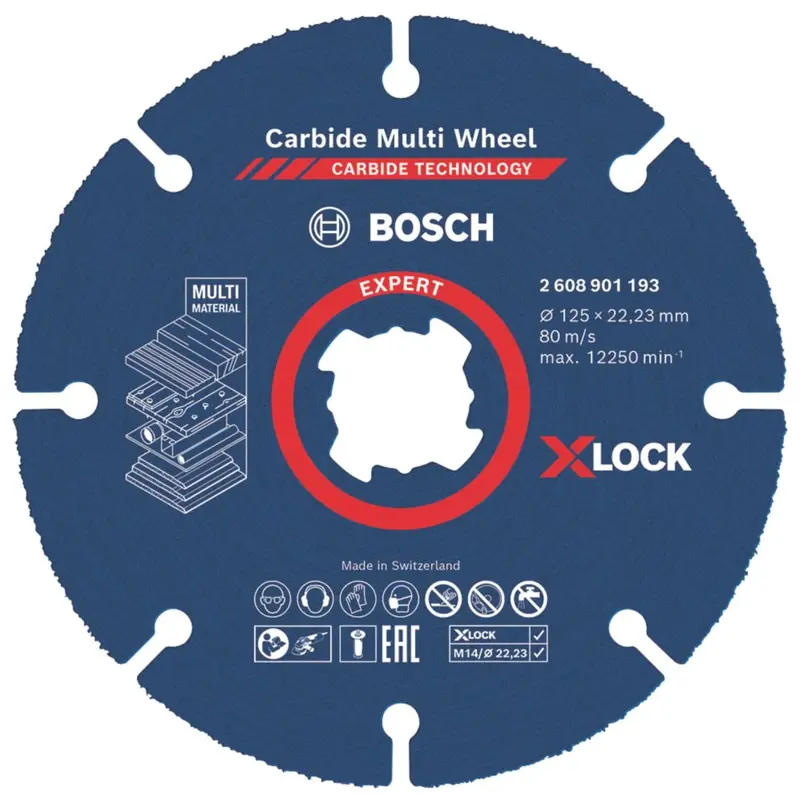 Bosch Expert 125Mm All-Purpose Cutting Disc For Wood, Metal & Plastic 1