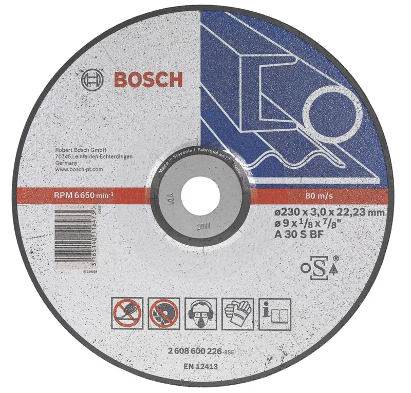 Bosch Expert Heavy-Duty Metal Cutting Disc – 230Mm (9") X 3Mm Thickness 1