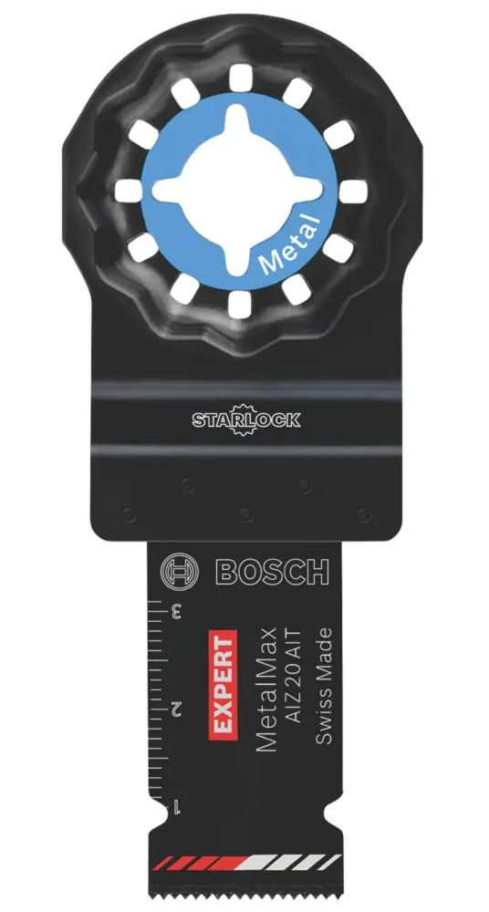 Bosch Expert Metalmax Aiz 20Mm Plunge-Cut Blade For Steel 1