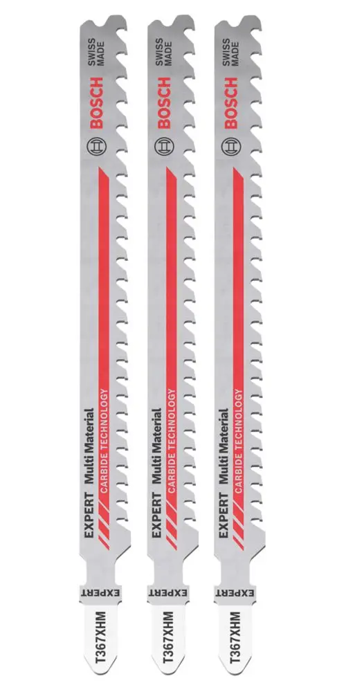 Bosch Expert T367Xhm Ct Jigsaw Blades – 132Mm, 3-Pack, Multi-Material 1
