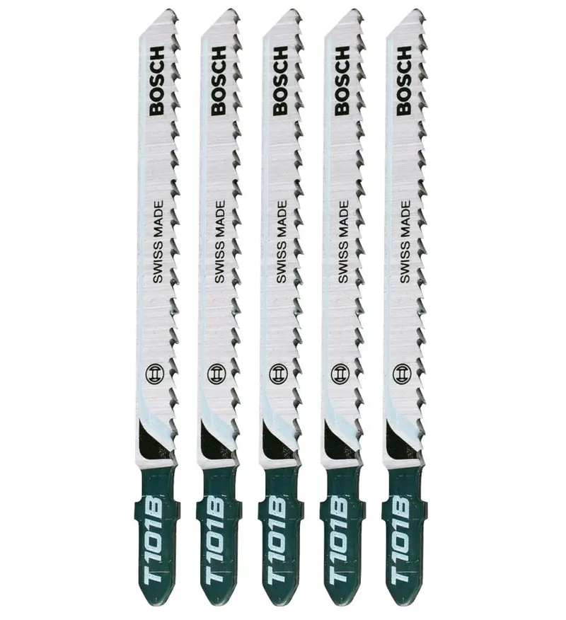 Bosch T101B 100Mm Softwood & Plywood Jigsaw Blades – 5-Pack 1