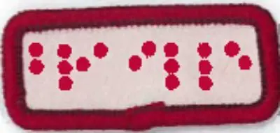 Braille Accessibility Identification Strip 1