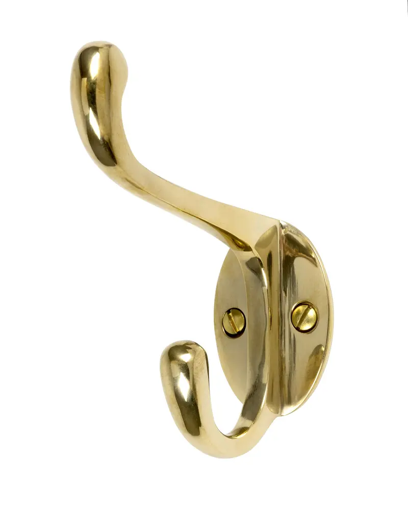 Brass Coat Hook – Norrbacka Collection 1