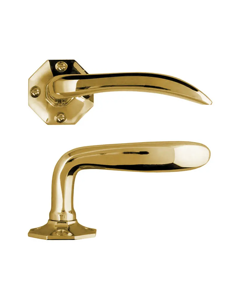 Brass Door Handle – Låsbolaget Model 659 1