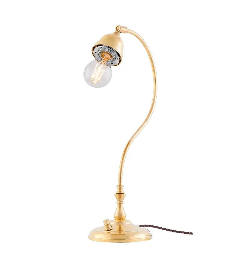 Brass Lamp Base – Unshaded Floor Or Table Lamp Foot 1