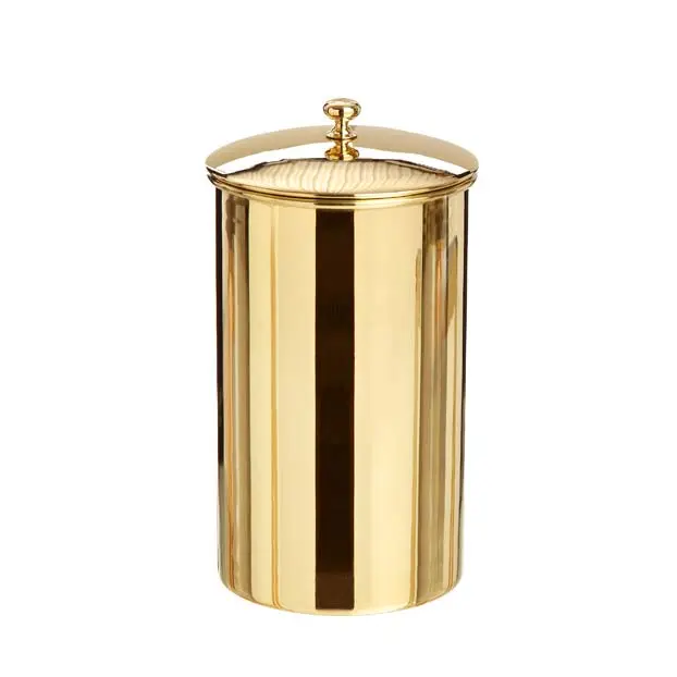 Brass-Lidded Storage Tin – Fire Starter Organizer 1