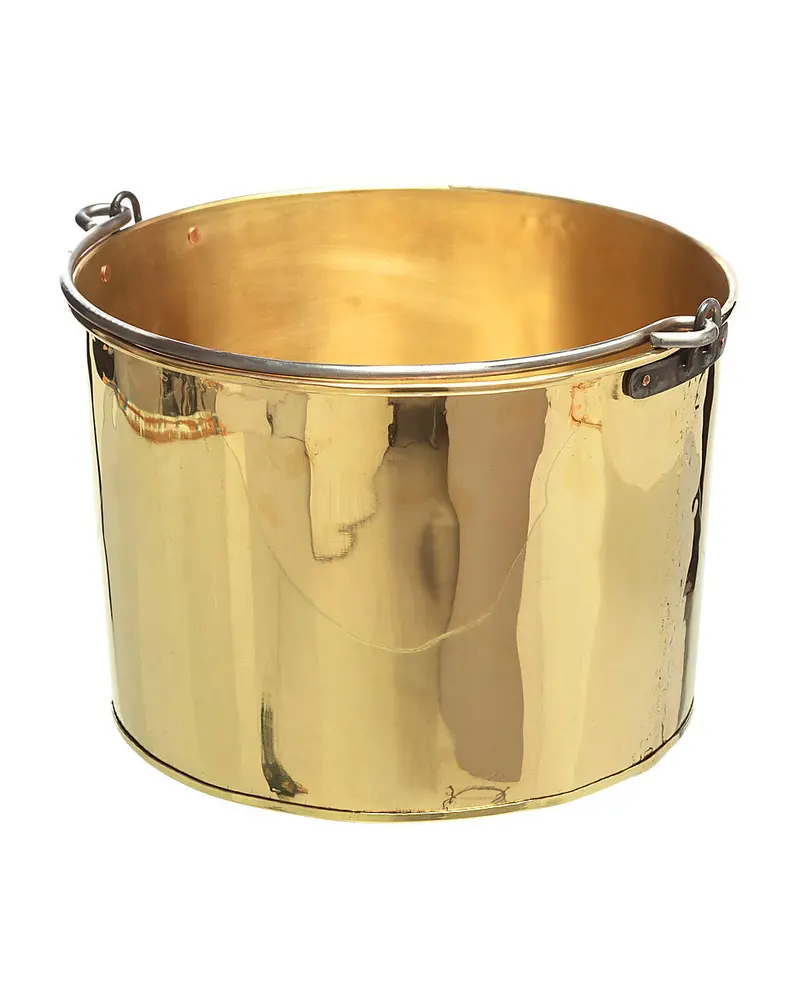 Brass Log Bucket – 38 Cm Diameter 1