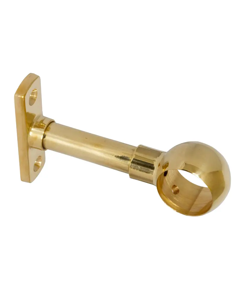 Brass Pipe Bracket For 25Mm Tube – 100Mm Length 1