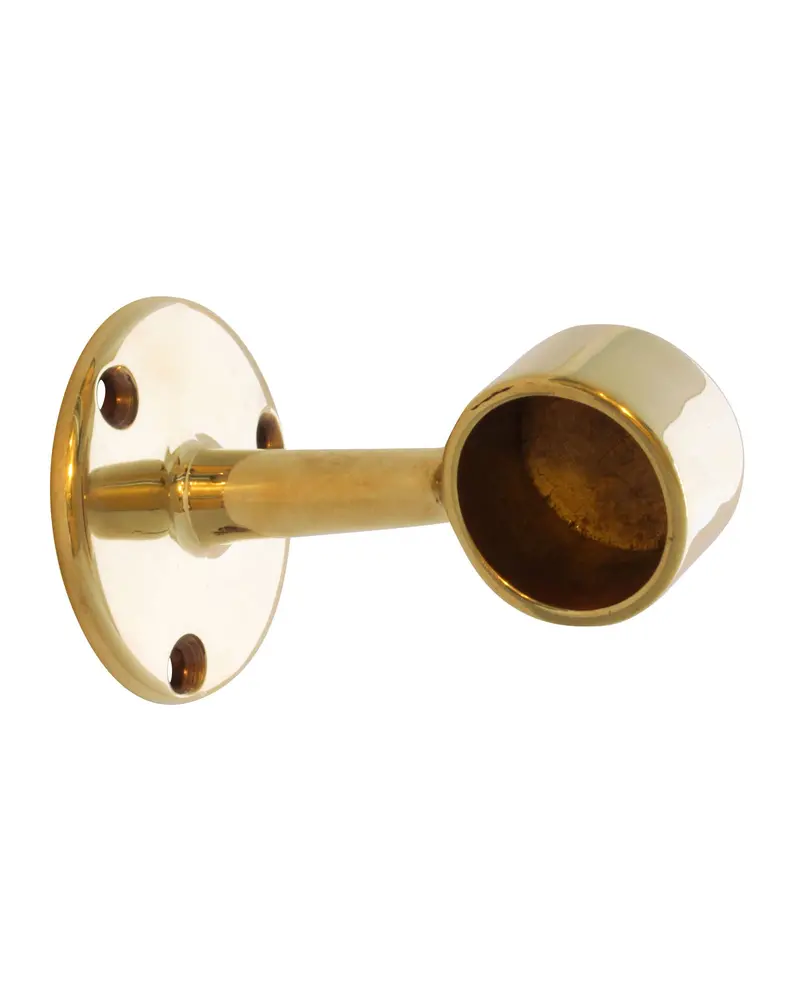 Brass Surface-Mount Pipe Clamp For 25Mm Tubing 1