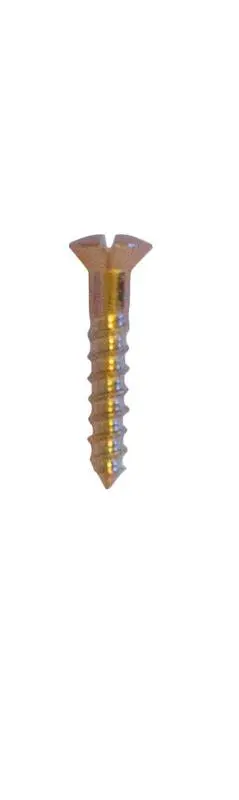 Brass Wood Screw – Tkfs Type, 5 × 5/8 Inch 1