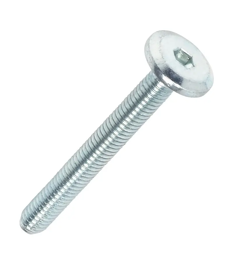 Bright Zinc-Plated Joint Connector Bolts – M6 X 45 Mm, 50-Pack 1