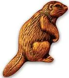 Bronze Beaver Award Pin – Cub Scout Achievement Badge 1