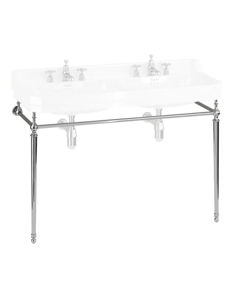 Burlington Chrome-Finished Vanity Frame – For 120 Cm Rectangular Basin 1