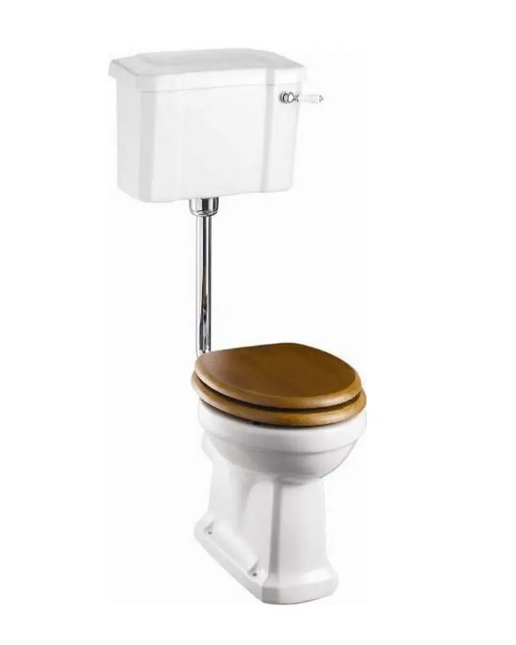 Burlington Low-Gloss Slim Toilet Suite – With Seat 1