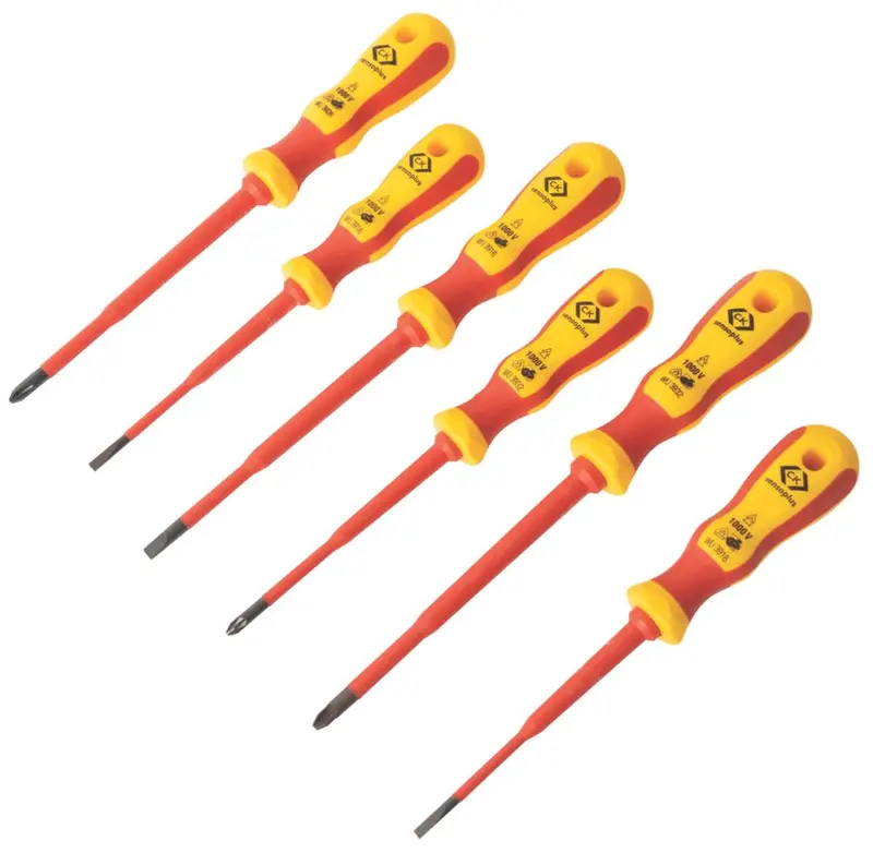 C.K 6-Piece Slim Vde Screwdriver Set 1