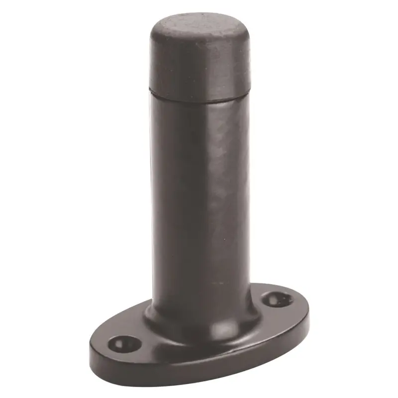 Carlisle Brass Antique Black Cylinder Projection Door Stop – 22Mm × 73Mm 1