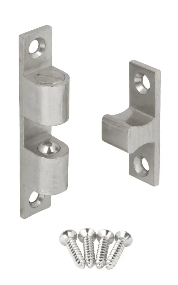 Carlisle Brass Double-Ball Cabinet Catch – Satin Chrome Finish, 17 X 12Mm 1