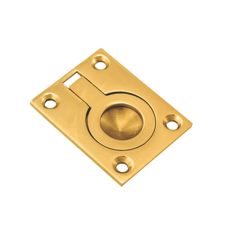 Carlisle Brass Flush-Mount Ring Pull – Polished Brass, 63Mm Diameter 1