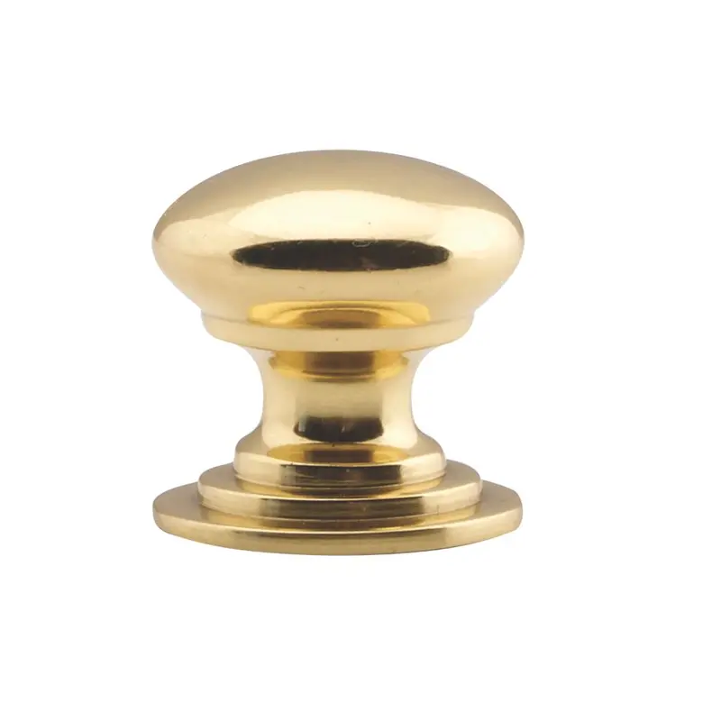 Carlisle Brass Victorian-Style Cupboard Knob – Polished Brass, 25Mm Diameter 1