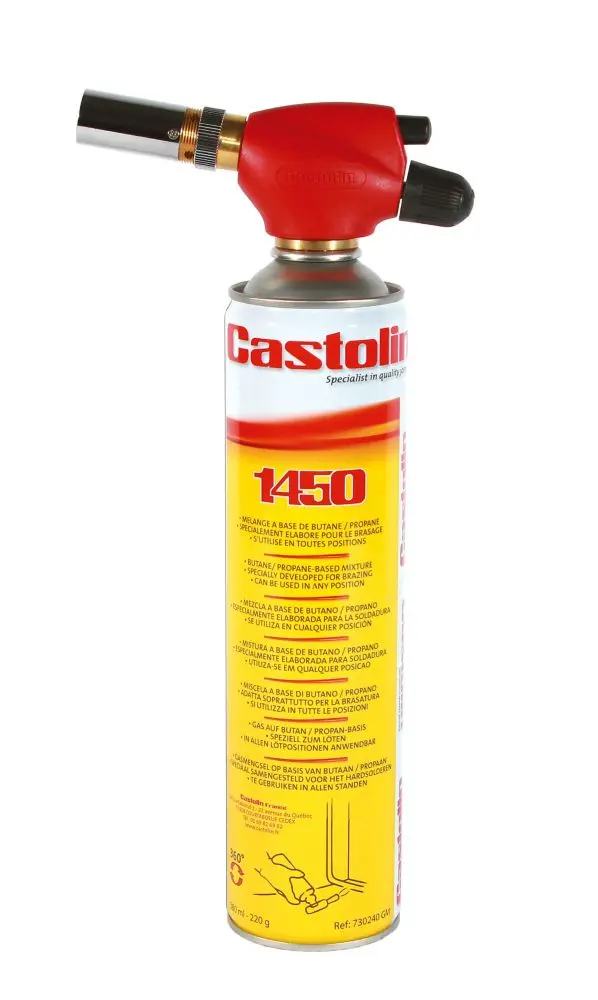Castolin 1450 Portable Gas Torch Kit With Refillable Cartridge 1