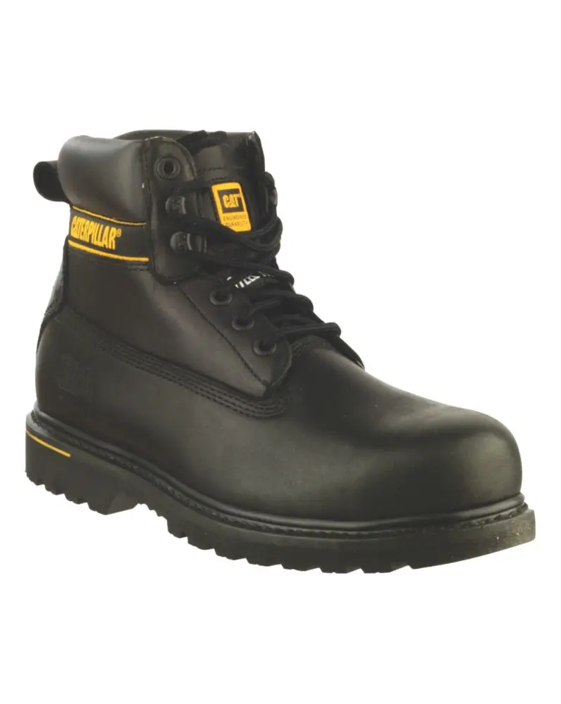 Caterpillar Holton Black Safety Boots – Eu Size 43 1