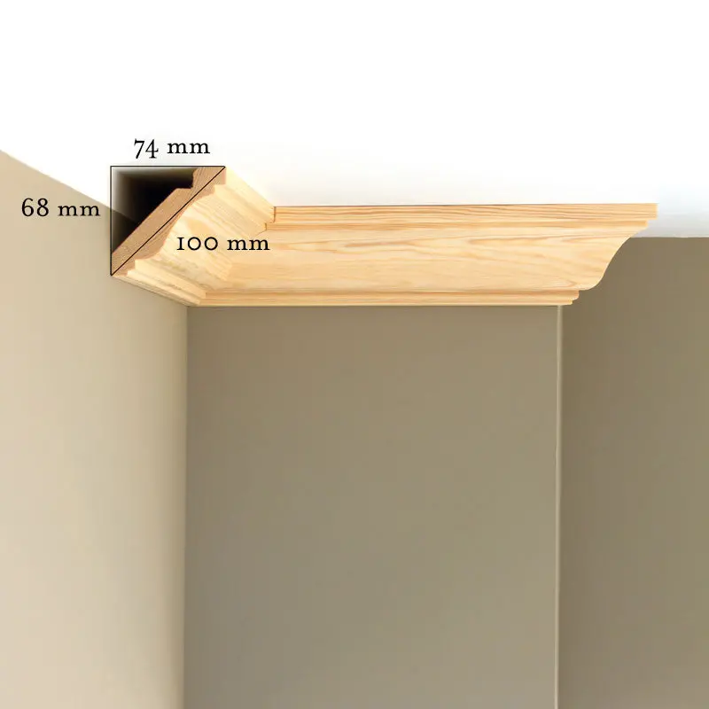 Century-Style Crown And Roof Trim – Solid Pine 1