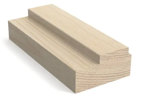 Century-Style Door Frame – Straight-Edge Profile, 44 × 95 Mm (5.1 M Length) 1