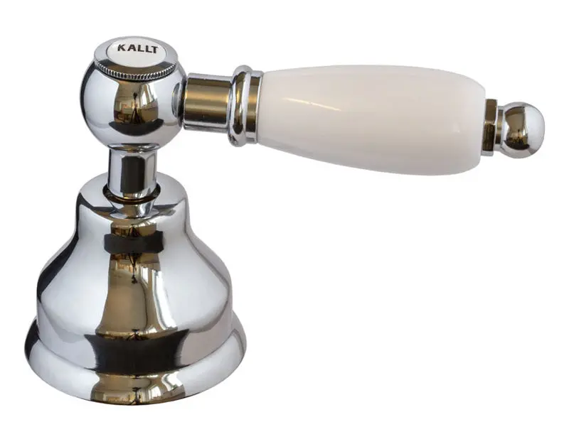 Chelsea Dishwasher Shut-Off Valve With White Handle (Chrome) 1