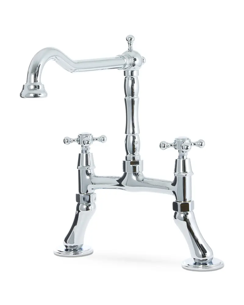 Cherington Two-Handle Kitchen Faucet In Chrome Finish 1