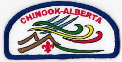 Chinook Council (Alberta) Official Scout Crest Patch 1