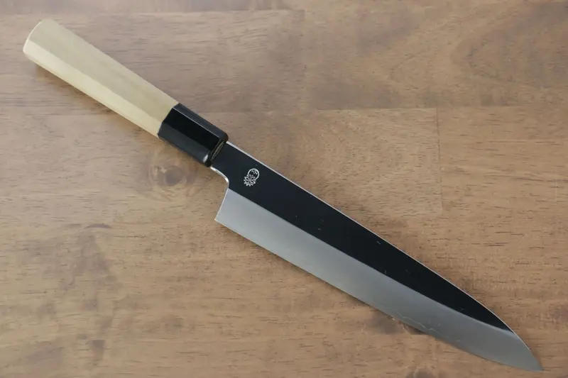 Choyo Silver Steel #3 210Mm Mirrored Gyuto With Magnolia Wood Handle 1