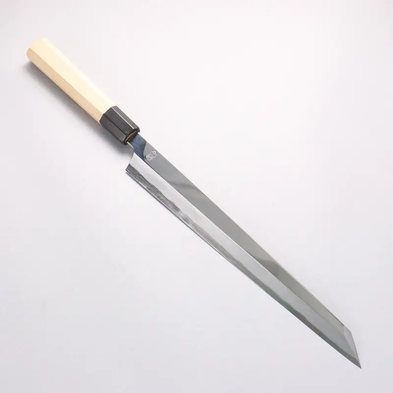 Choyo White Steel Kengata Yanagiba – 300Mm Mirrored Finish With Magnolia Wood Handle 1