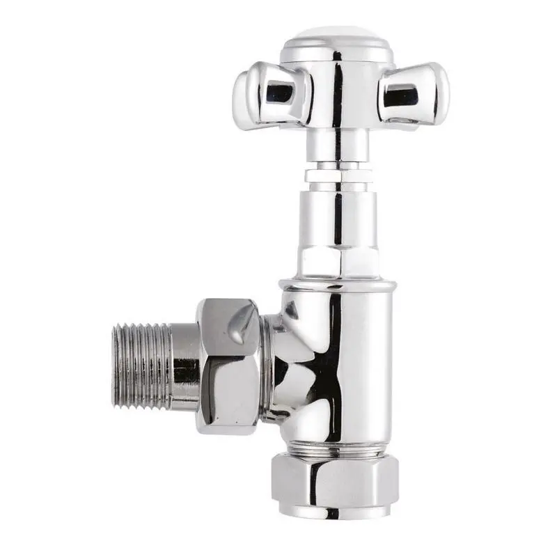 Chrome Angled Valves – For Juliet And Sophia Towel Warmers 1