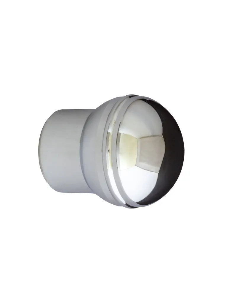 Chrome Pipe End Cap For 25Mm Tubing 1