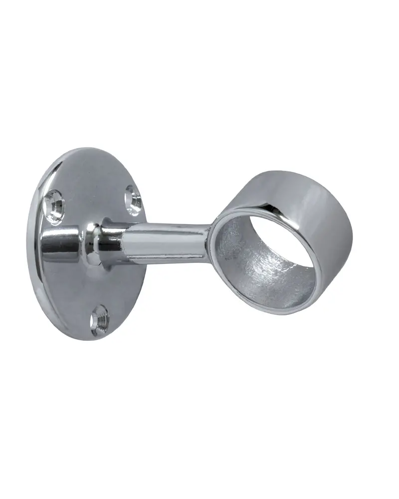 Chrome Through-Mount Pipe Clamp For 25Mm Tubing 1