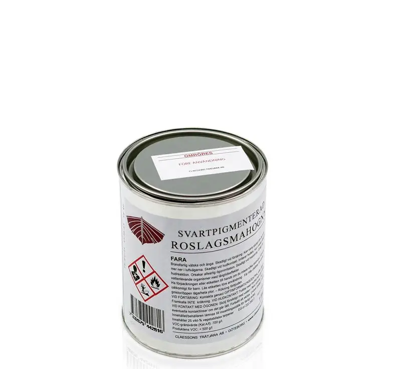 Claessons Roslags Mahogany Stain – Black 1