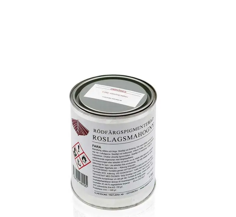 Claessons Roslags Mahogany Stain – Red 1