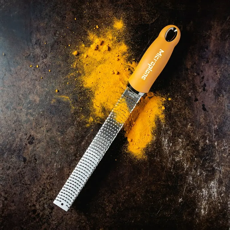 Classic Mustard Yellow Handle Zester For Citrus & Hard Cheeses 1